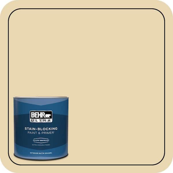 BEHR ULTRA 1 qt. #PPF-13 Sunning Deck Extra Durable Satin Enamel Interior Paint & Primer