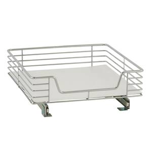 20 in. Standard Extended Organizer in Chrome with White Liner
