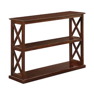Coventry 42 in. L Espresso Rectangle Wood Console Table with Shelves
