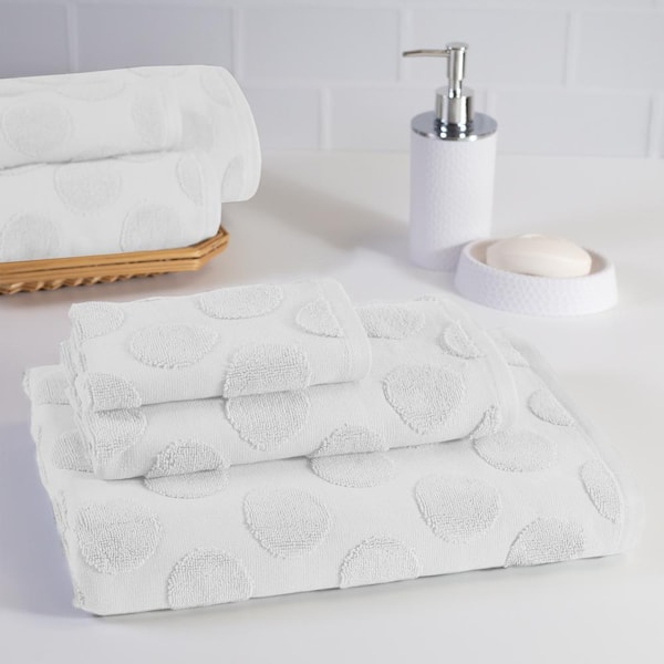  100% Cotton Ribbed Terry Bathroom Towels. Absorbent