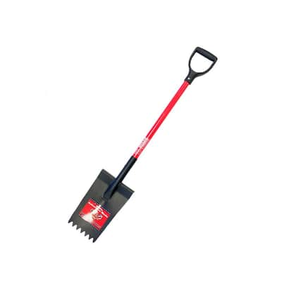 Razor-Back 23.5 in. Wood D-Handle Square Point Shovel 2594300 - The Home  Depot