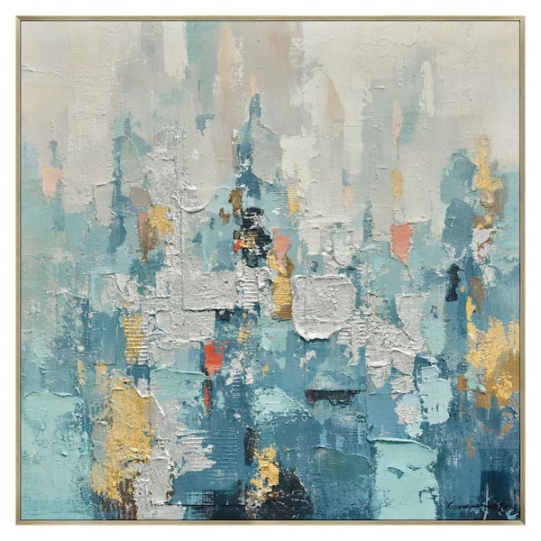 Classy Art 1 Piece Framed Abstract Art Print 36 in. x 36 in