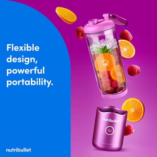 nutribullet Flex 22 oz. Single speed Portable Blender, Ruby Red