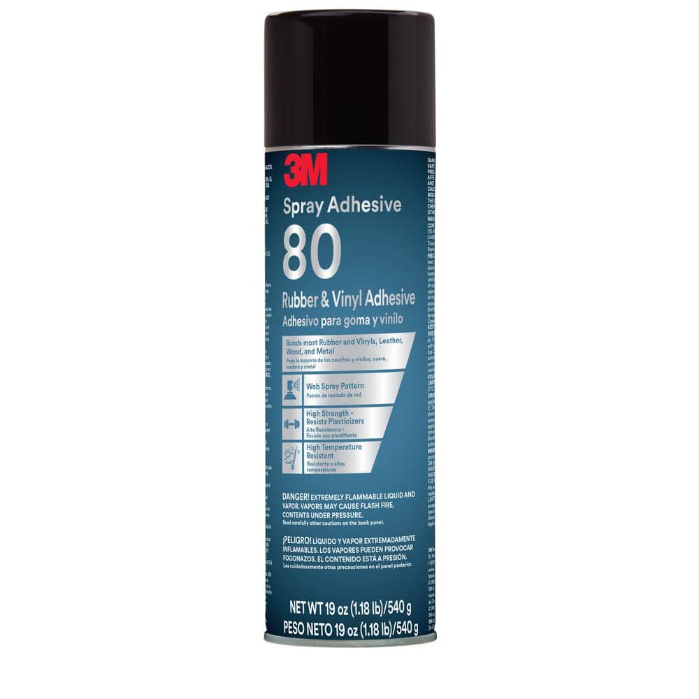 3M oz. Rubber and Vinyl 80 Adhesive 80 - The Home