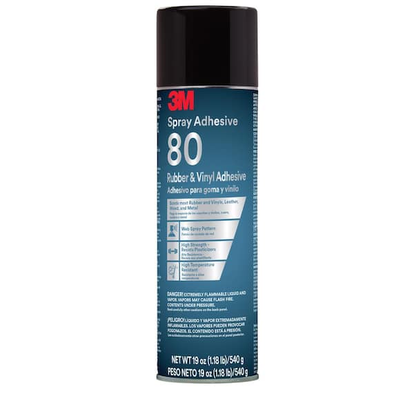 3M 19 oz. Rubber and Vinyl 80 Spray Adhesive 80 - The Home Depot