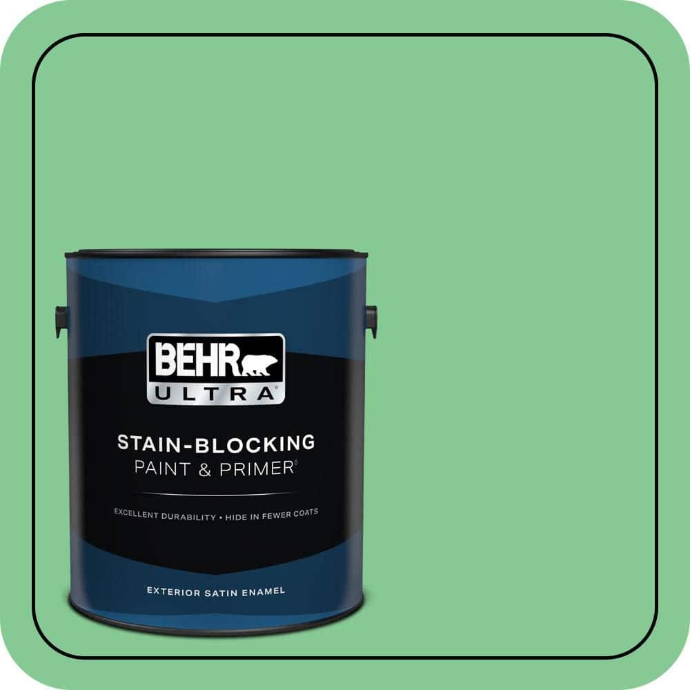 1 gal. #P400-4 Good Luck Satin Enamel Exterior Paint & Primer price history on PriceWatchPro