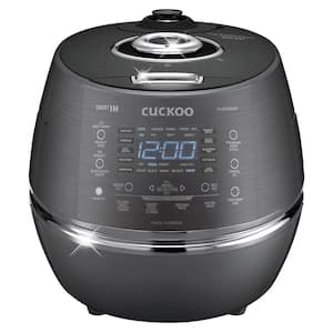 Cuckoo 6-Cup Induction Heating Pressure Rice Cooker in Dark Gray