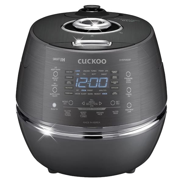 Cuckoo Cuckoo 6-Cup Induction Heating Pressure Rice Cooker in Dark Gray