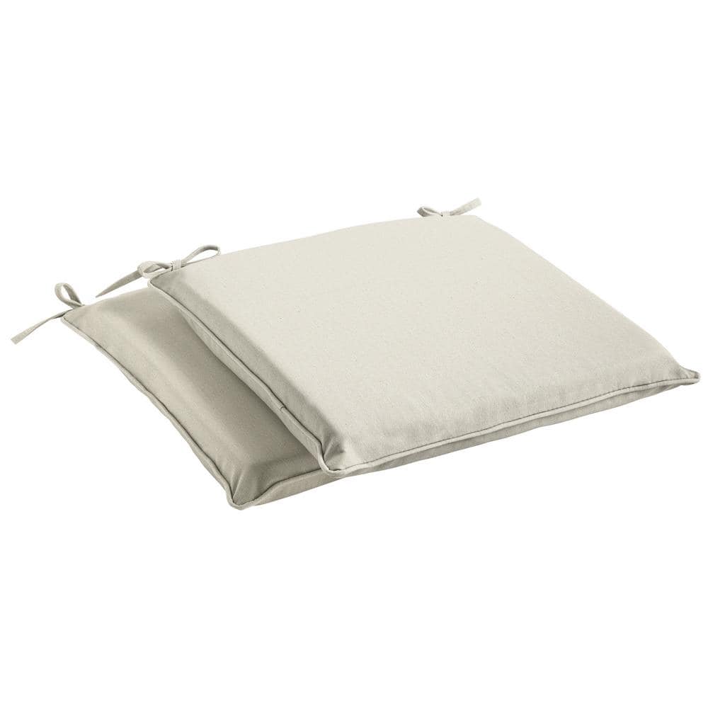 Sunbrella Canvas Cloud Square Indoor/Outdoor Corded Chair Pads (2-Pack) price history on PriceWatchPro