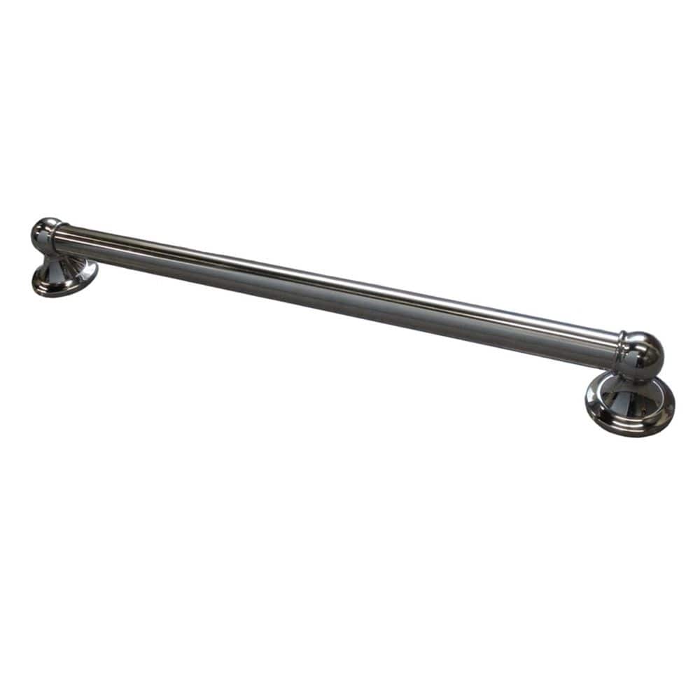 ARISTA Series 2 18 in. Decorative Safety Grab Bar in Satin Nickel DGB