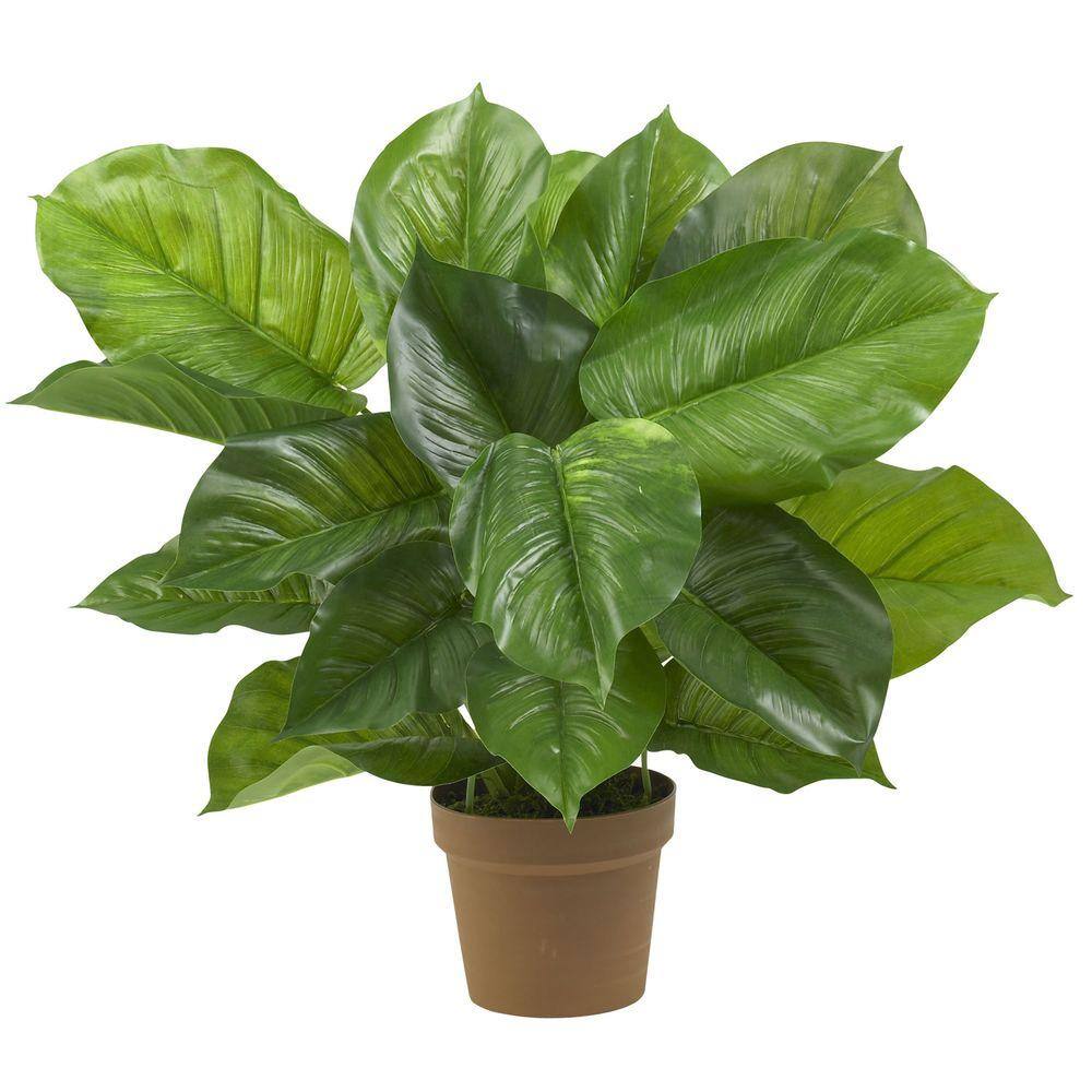Nearly Natural Real Touch 27 In Artificial H Green Large Leaf 