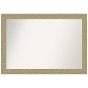 Mosaic Gold 40.25 in. W x 28.25 in. H Non-Beveled Bathroom Wall Mirror in Gold