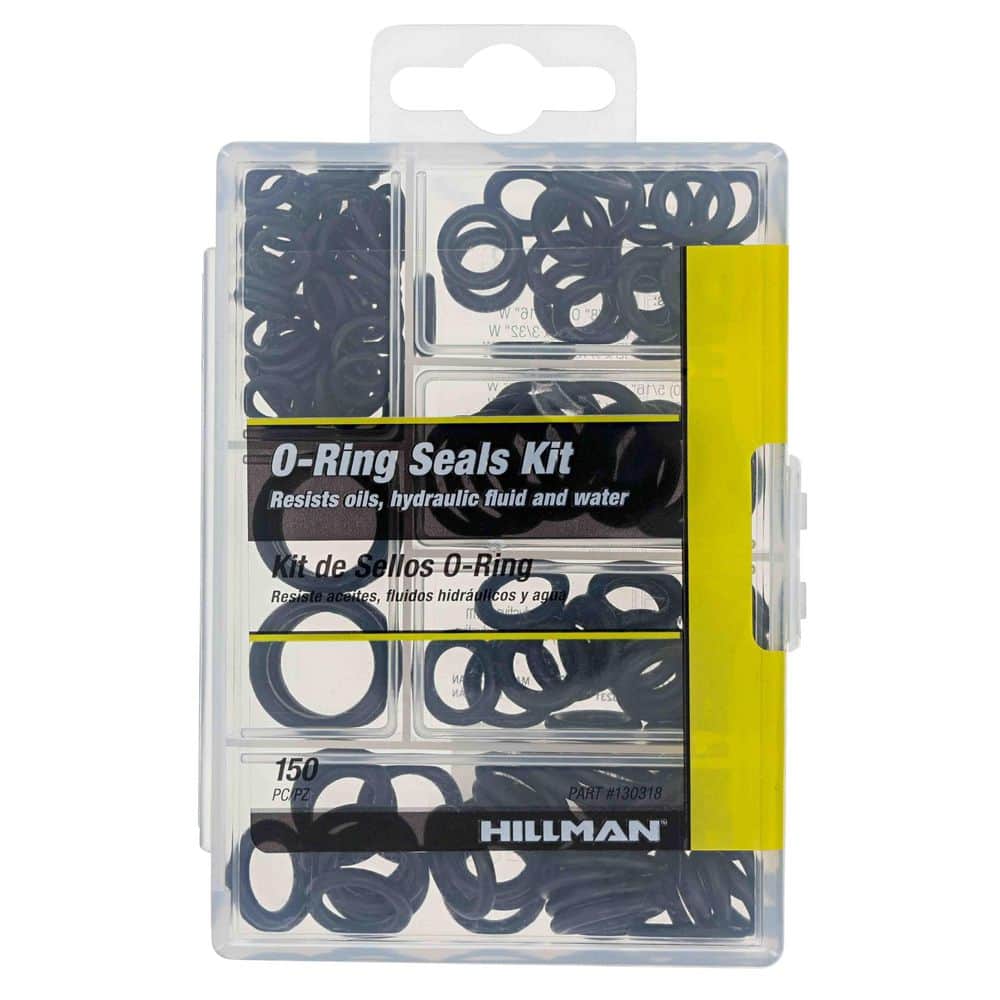 Black O-Ring Seals Assorted Kit (150-Pack) price history on PriceWatchPro