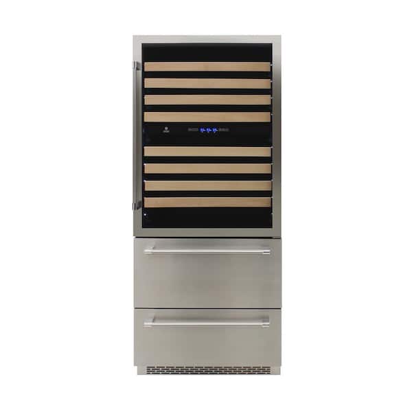 Unbranded 29.5 in. 135-Bottle Wine Cooler and Drawer