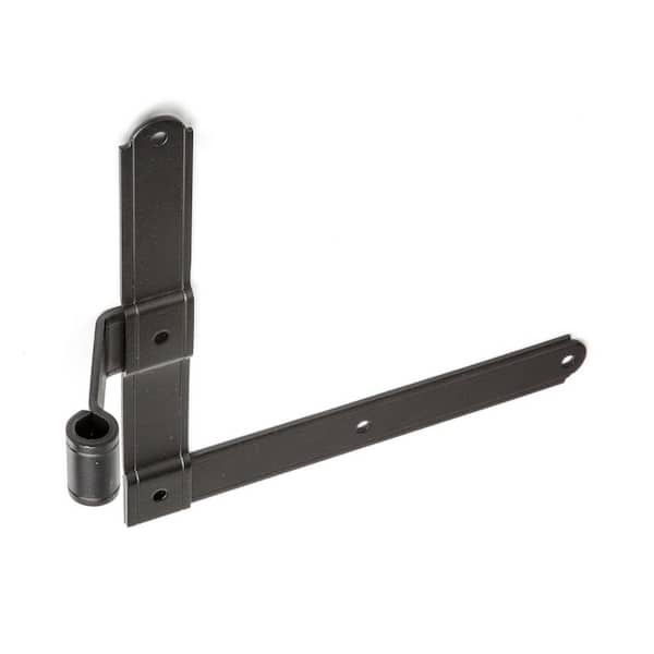 Unbranded L Hinges 9 in. x 9 in. Rough Black