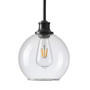 7.28 in. Clear Glass Globe Pendant Shade with 1.77 in. Fitter