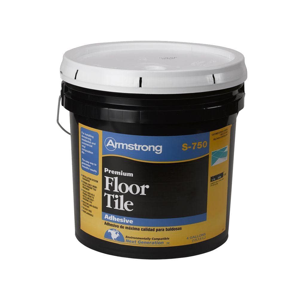 Armstrong S-750 4 Gal. Resilient Tile Adhesive 00750418