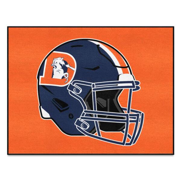 FANMATS Denver Broncos Orange 3 ft. x 4 ft. All-Star Area Rug