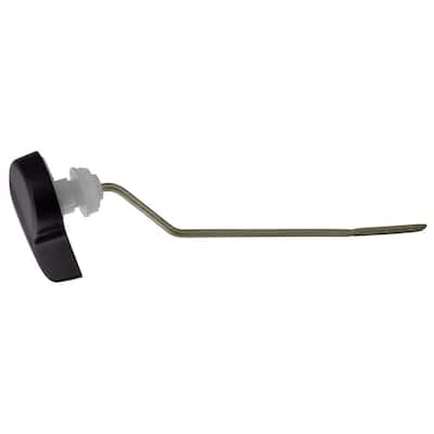 Toilet Tank Lever for Side Mount Kohler with 8 in. Brass Arm and Metal Handle in Oil Rubbed Bronze