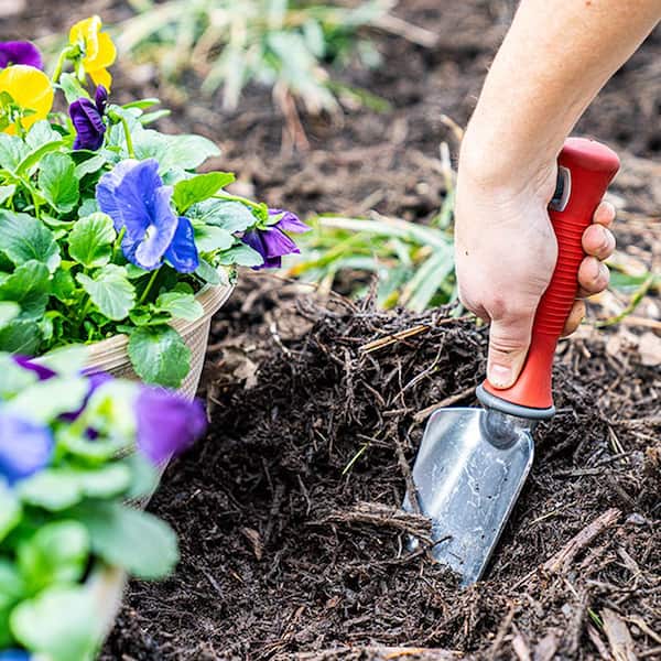 4 Packs of Plastic Garden Shovel Plants Hand Shovel Trowel Household Gardening Tools 