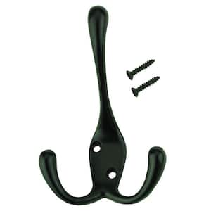 Everbilt Triple Robe Hook in Oil-Rubbed Bronze 20387 - The Home Depot