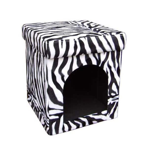 ORE International 14.75 in. H Collapsible Zebra Pet House