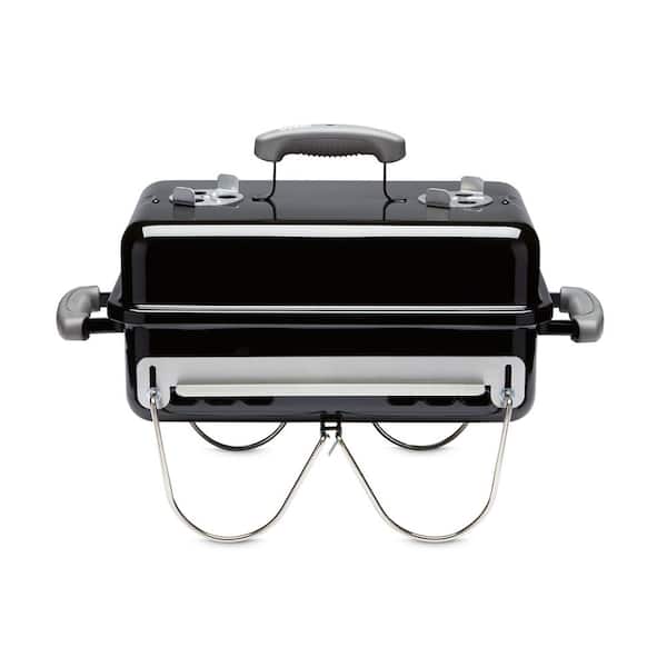 Go-Anywhere Portable Charcoal Grill in Black