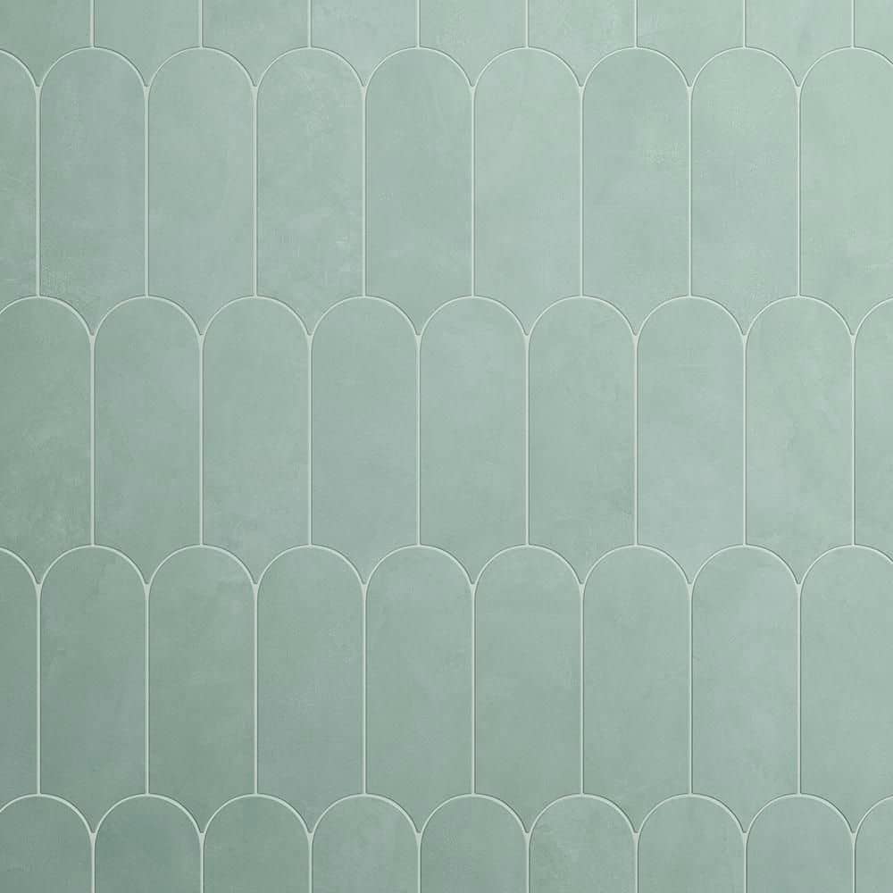 Scale Green 3 in. x 8.5 in. Matte Ceramic Rectangular Wall Tile (5.70 sq. ft. /Case) price history on PriceWatchPro