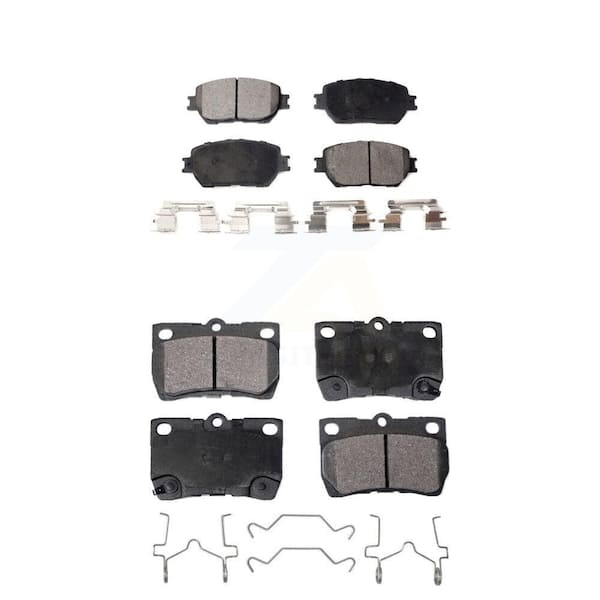 TEC Front Rear Ceramic Brake Pads Kit For Lexus IS250 GS300 KTC-100460