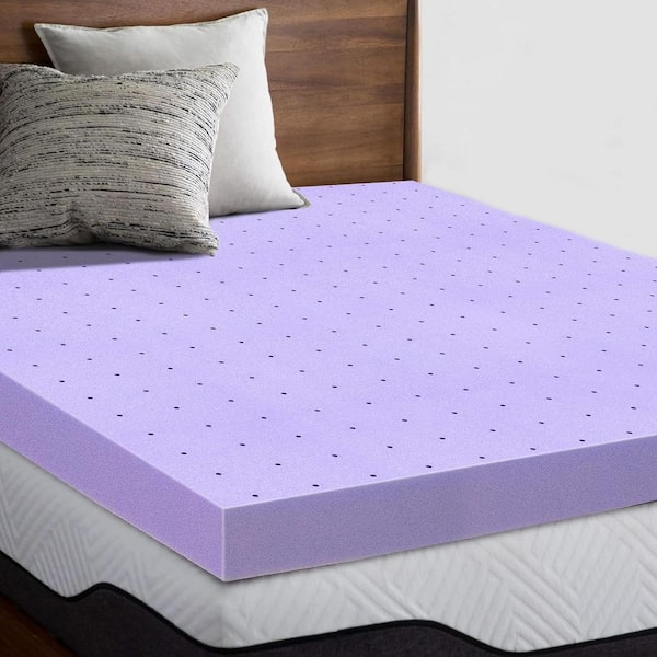 Unbranded Comfort 3 in. Mattress Topper Twin XL Memory Foam, Gel Mattresses Pad Extra Long for Back Pain Relief