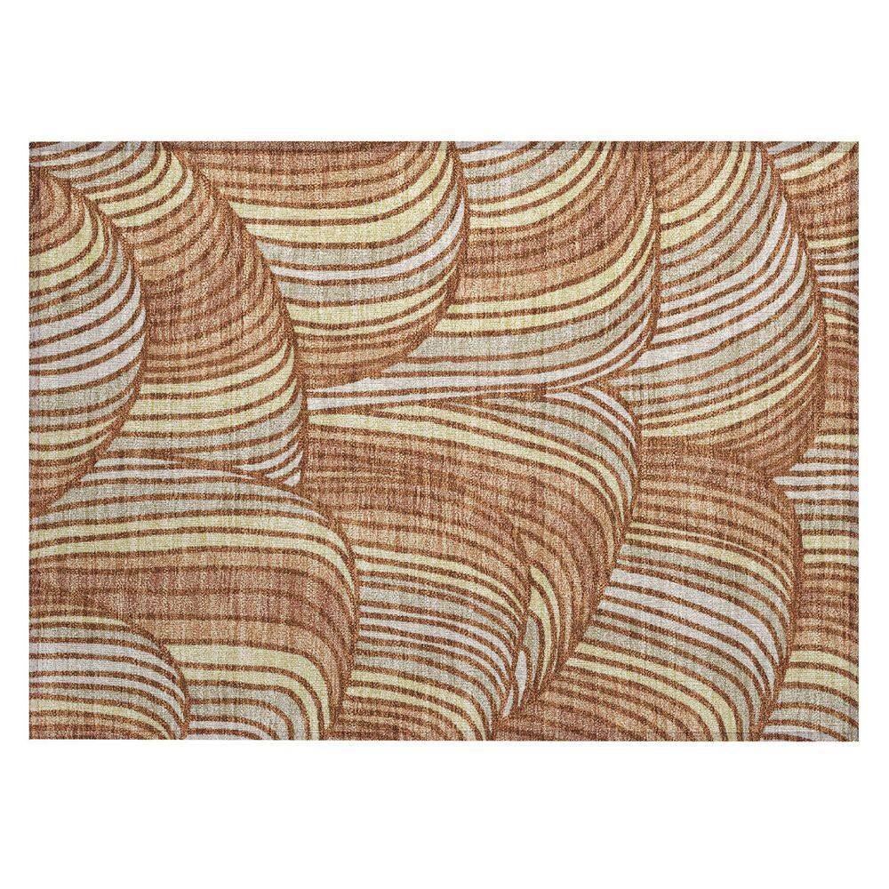 Chantille Machine Washable Indoor/Outdoor Abstract ACN2546 Paprika 2 ft. x 3 ft. Accent Rug price history on PriceWatchPro