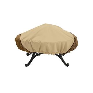 Classic Accessories 58992-EC Copertura Rotonda Per Camino Da Terrazza – Adatta Per Diametro Fino A 112 Cm – Tessuto Resistente Alla Pioggia