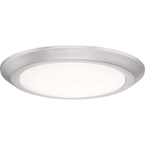 Quoizel Verge 12 in. Brushed Nickel LED Flush Mount