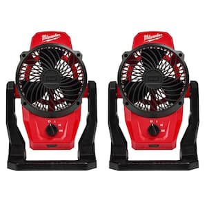 M12 12-Volt Lithium-Ion Cordless Jobsite Fan (2-Pack Tool-Only)