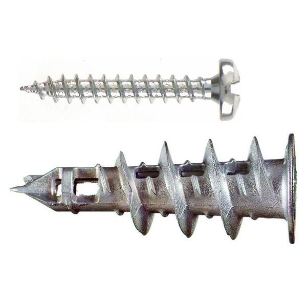 Hilti 1-1/2 in. HSP Self-Drilling Zinc Drywall Anchors with Screw (100-Pack)