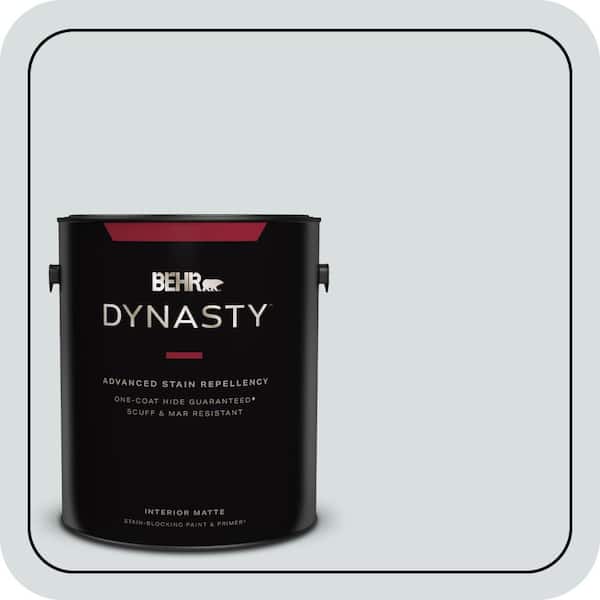 BEHR DYNASTY 1 gal. #ECC-31-2 Echo Mist Matte Interior Stain-Blocking Paint & Primer