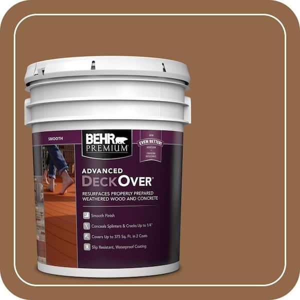 5 gal. #SC-115 Antique Brass Smooth Solid Color Exterior Wood and Concrete Coating