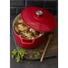 French Home Chasseur 5.3 qt. Celestial Grey French Enameled Cast Iron Oval  Dutch Oven CI_4729L_C194 - The Home Depot