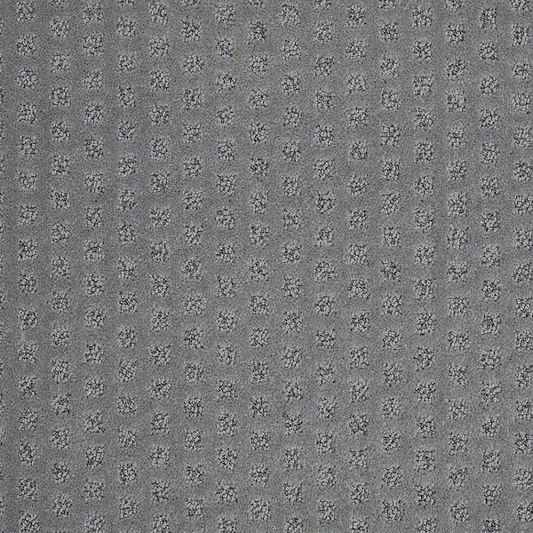 Lifeproof Crown - Hammerhead - Gray 42.1 oz. Nylon Pattern Installed Carpet