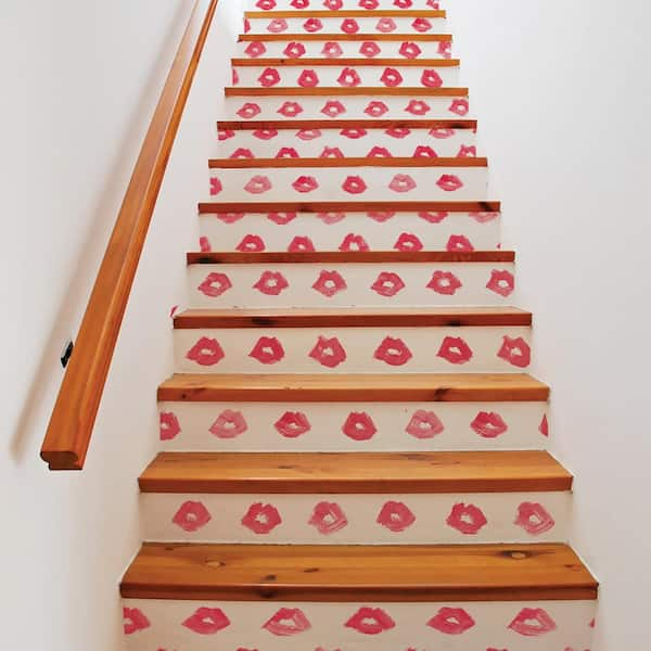 Tempaper Novogratz Painted Lips Red Peel and Stick Wallpaper (Covers 28 sq.  ft.) NG14129 - The Home Depot