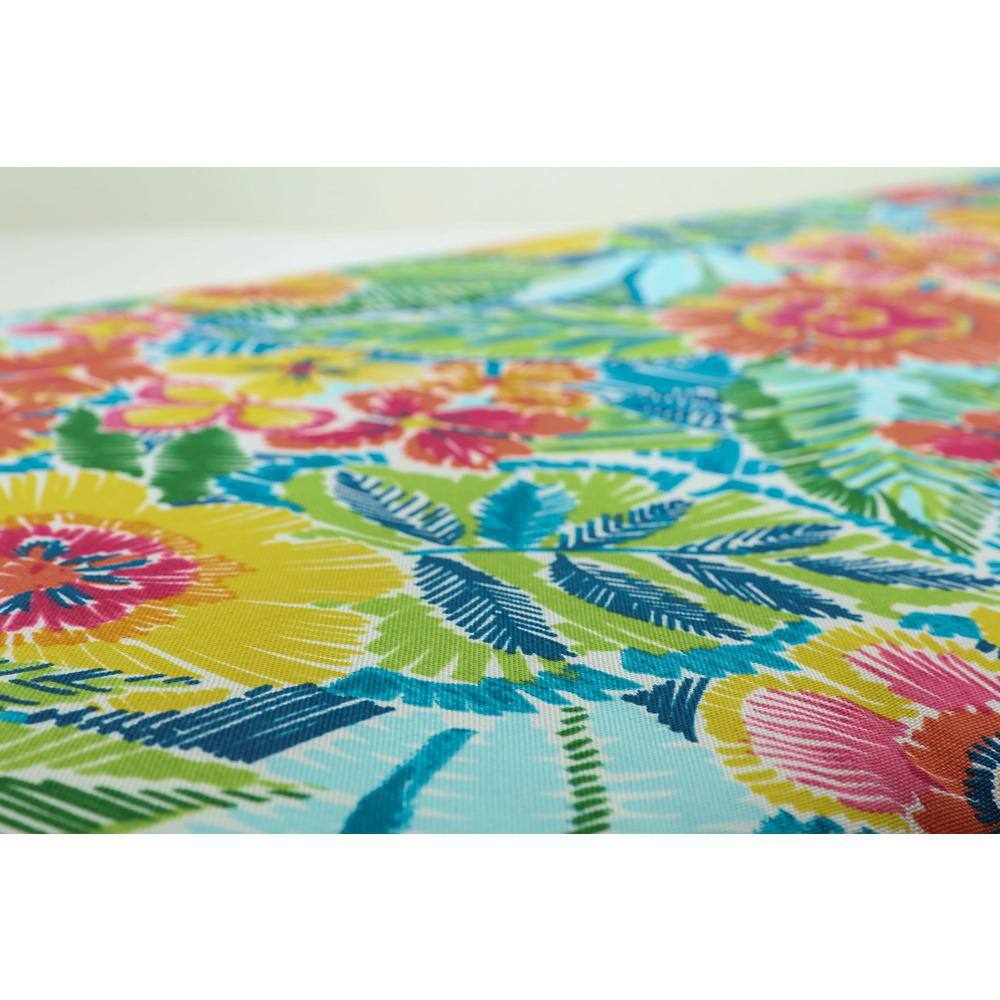 Bright Multicolor Floral Indoor/Outdoor Lumbar Pillows Set