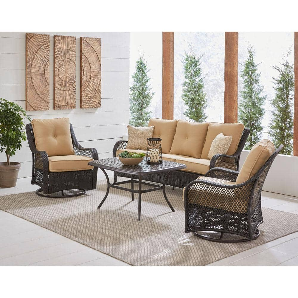 patio glider conversation set