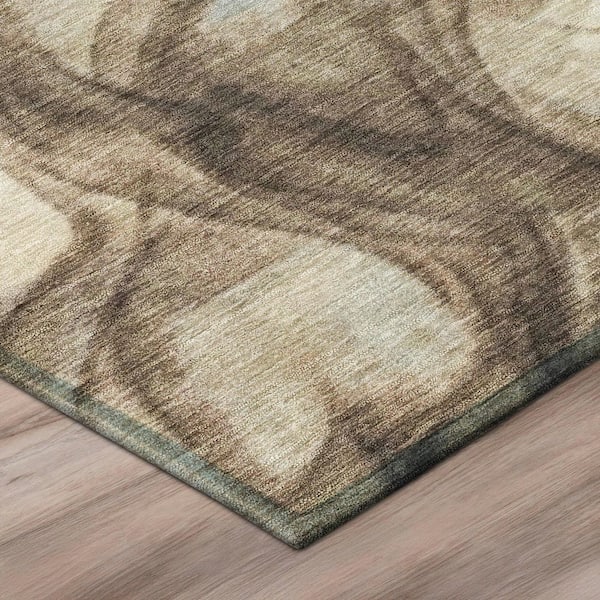 Chantille Machine Washable Indoor/Outdoor Abstract ACN2963 Denim 3 ft. x 4 ft. Area Rug