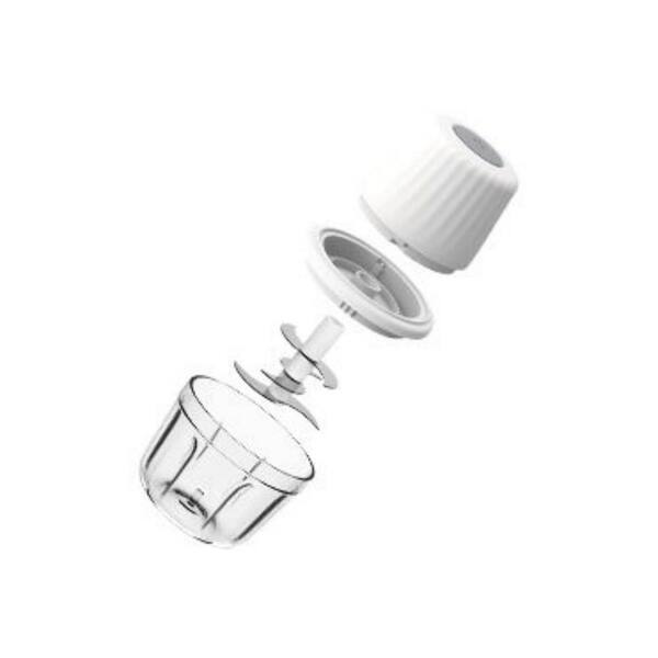Electric 400ML 1.5 Cup 6 Blades USB-C Rechargeable Portable Mini Garlic Vegetable Chopper