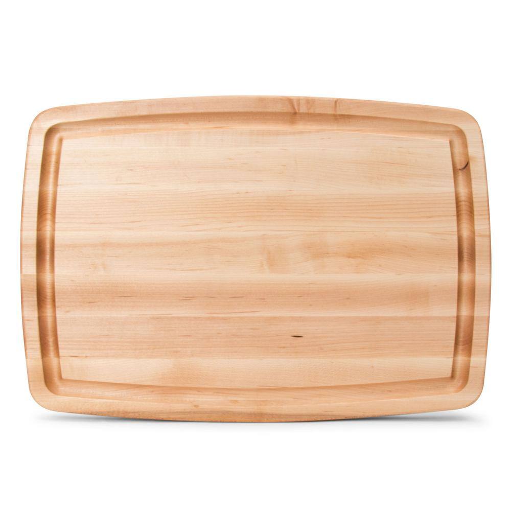 John Boos Reversible Maple Wood Cutting Board with Juice Groove