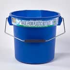 3.5 Gal. Blue Round 14 Qt. Utility ECO Bucket 100% Made from Recycled Water Bottles