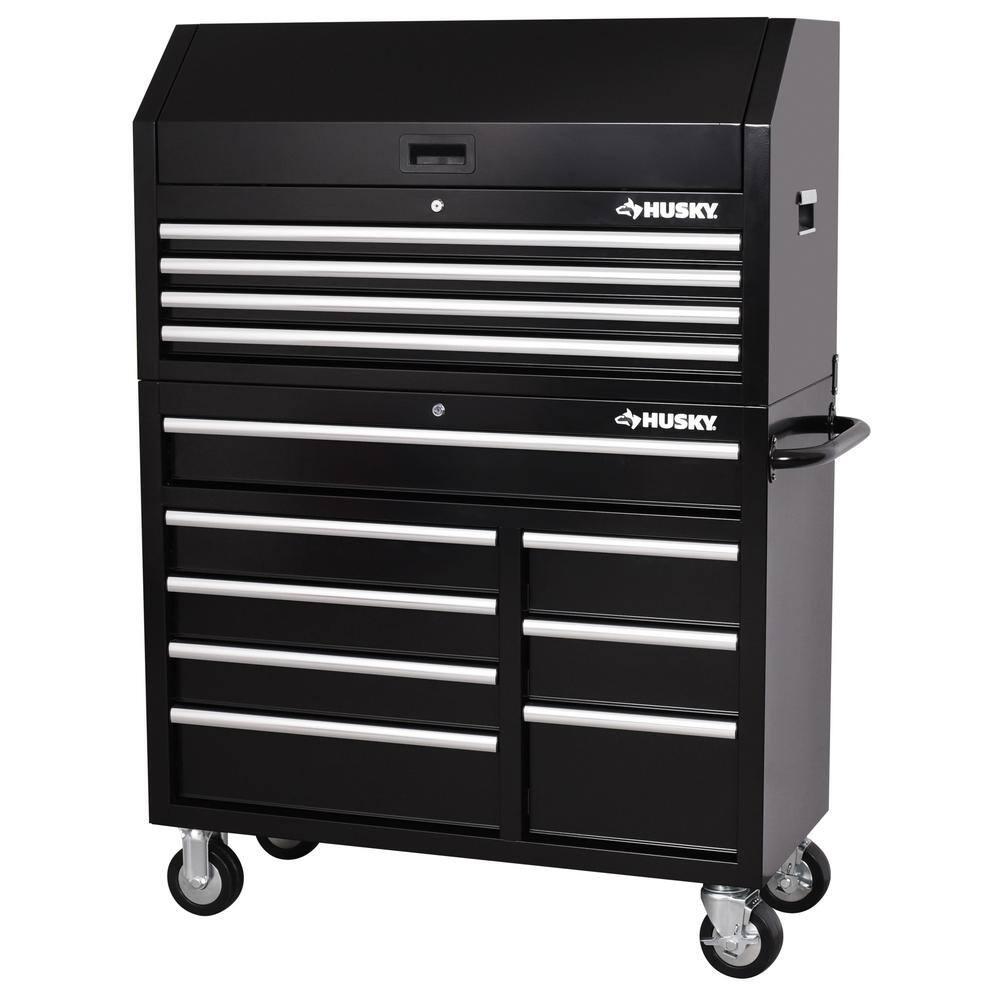 Husky Tool Storage 42 In W X 18 In D Standard Duty Black Tool Chest 