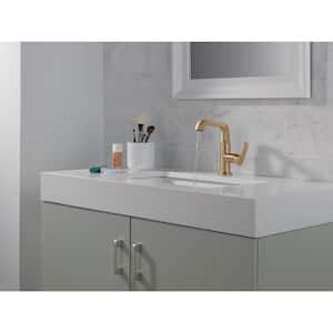 Tetra Single Handle Vessel Sink Faucet in Brushed Gold