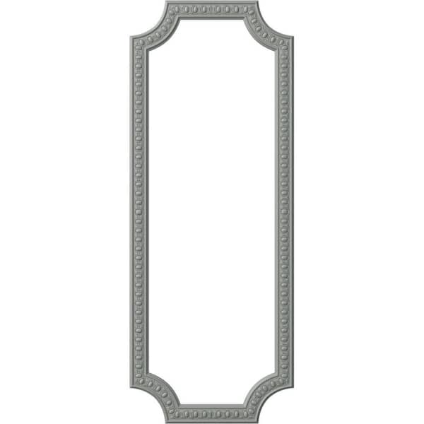 Ekena Millwork 28 in. W x 72 in. H Unfinished Polyurethane Caputo Egg and Dart Panel Moulding Kit (Single Panel)
