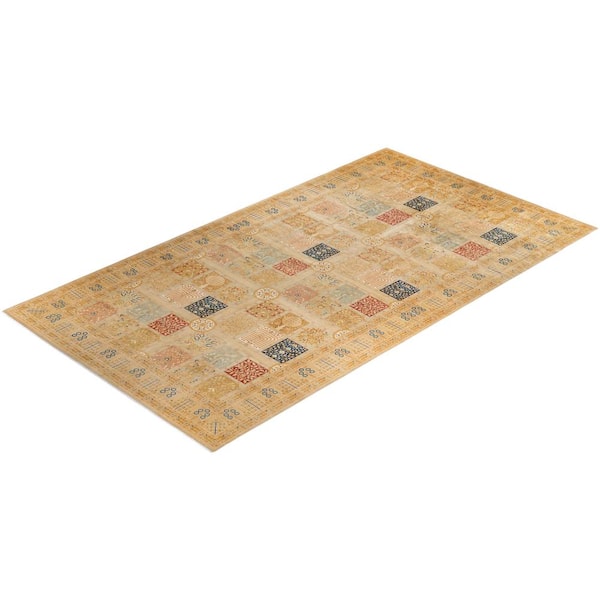 Mogul One-of-a-Kind Handmade Ivory 16 ft. 10 in. x 9 ft. 3 in. Indoor Area Rug